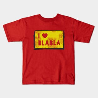 "BLA-BLA-BLA" Kids T-Shirt